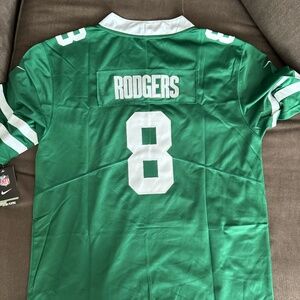 Aaron Rodgers New York Jets Green Jersey Mens Size Large and XL